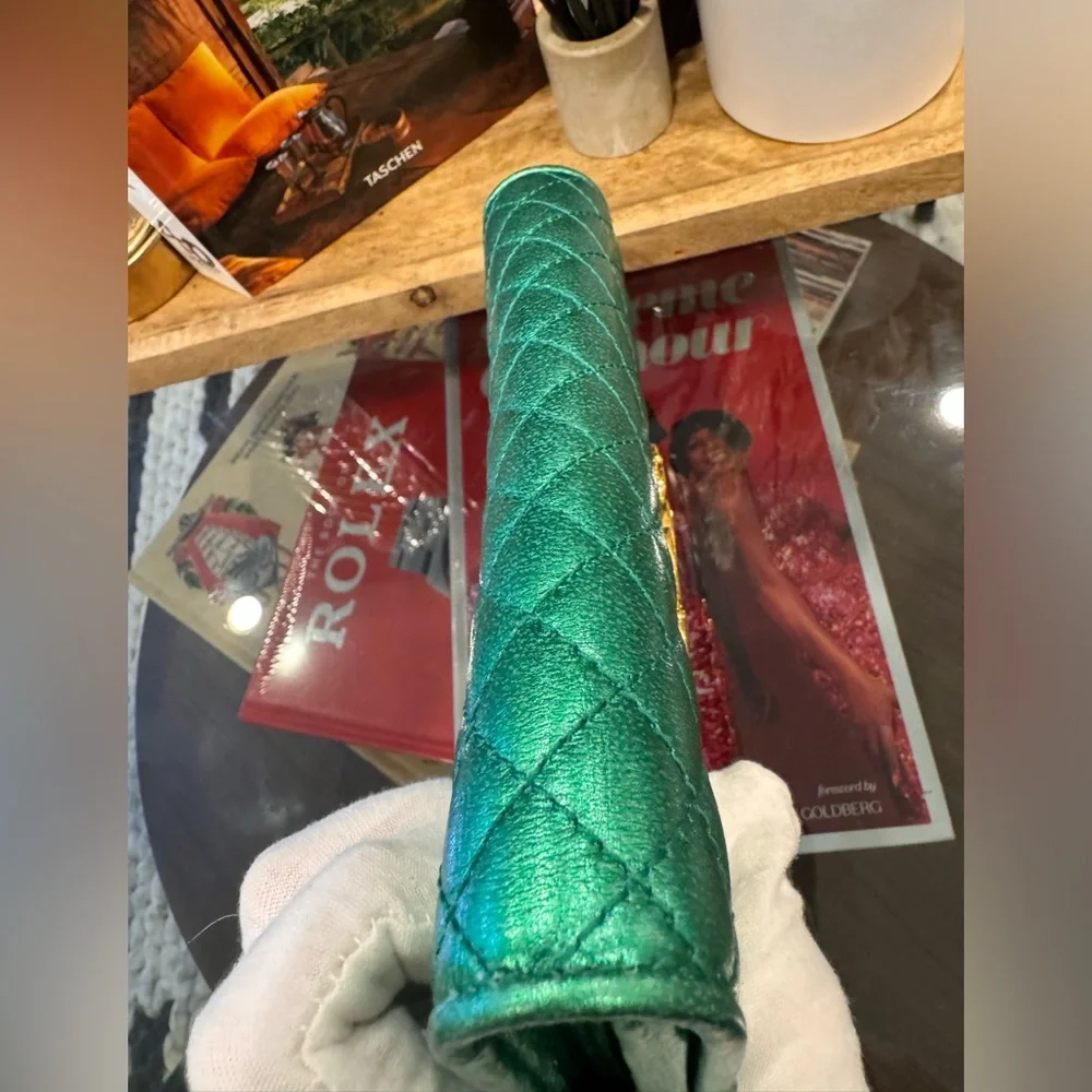 Gucci Green Long Wallet with Horsebit GG